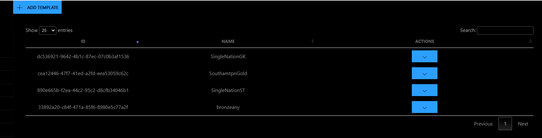 SBC Add Template